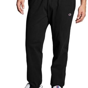 Champion Fleece Jogger Sweatpants Black Boys L 14/16 youth